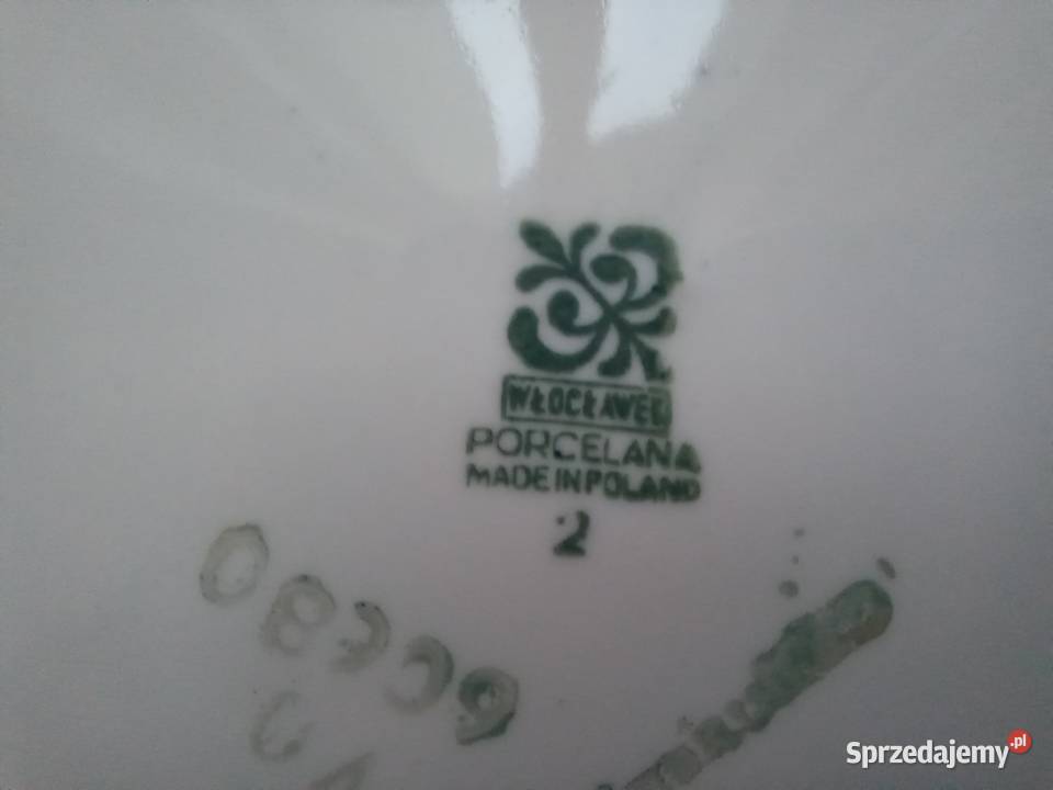 porcelanowy piękny talerzyk włocławek Piastów
