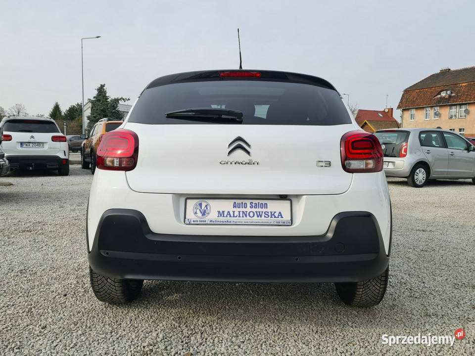 Citroen C3 Automat SzklanyDach PDC Wolne Ręce 1199cm3 Wągrowiec