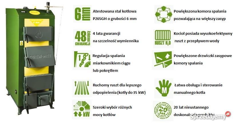 Manualny kocioł piec centralnego ogrzewania Drew Kraczkowa