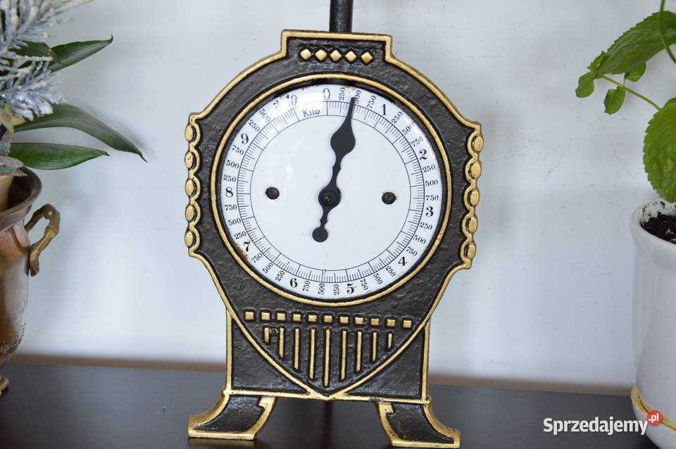 stara WAGA 10 żeliwna sygnowana Salters Jastrzębie-Zdrój