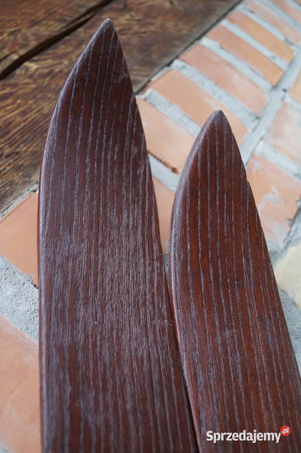 Stare narty jesionowe 198 kijki laskowe Pruchnik sprzedam