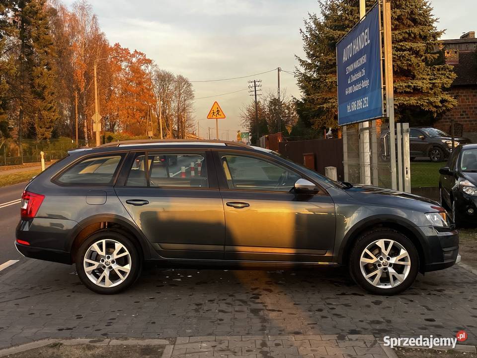Skoda Octavia Scout 20 TDI 184 4x4 DSG wzorowy wielkopolskie Chodzież