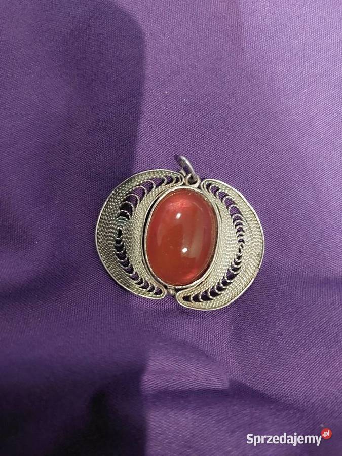 Biżuteria stara prl srebro