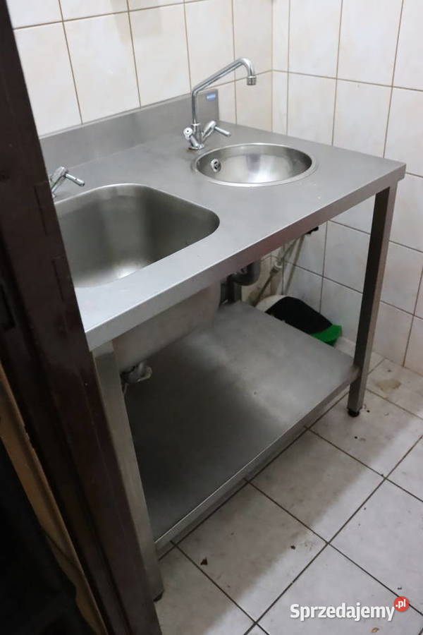 Zlew gastronomiczny podwójny baterie sprzedam