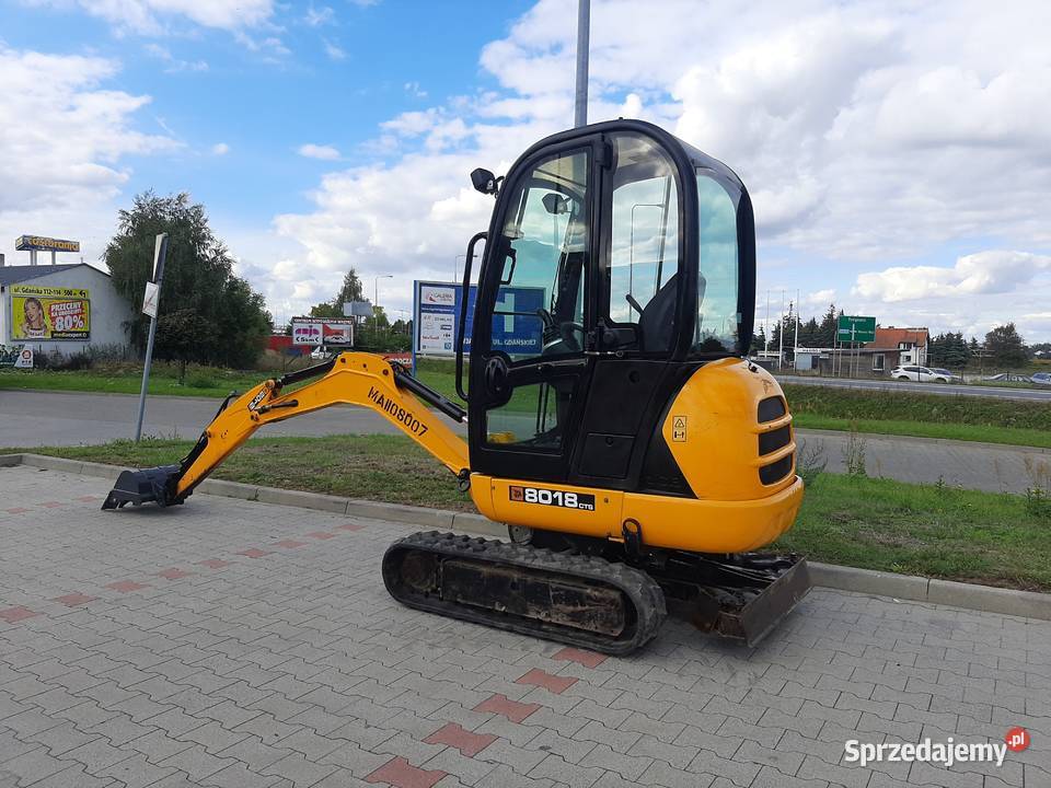 JCB 8018 CTS 2015r 2200mth GWARANCJA LEASING Gniezno