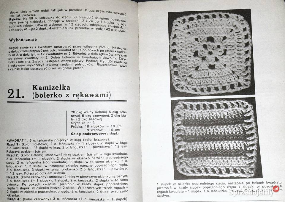 Nowoczesne szydełkowanie Irena Szpak Książki i Podręczniki Chełm