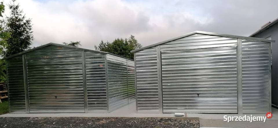 Ocynkowany Blaszak Garaż Blaszany Dwuspadowy wielkopolskie