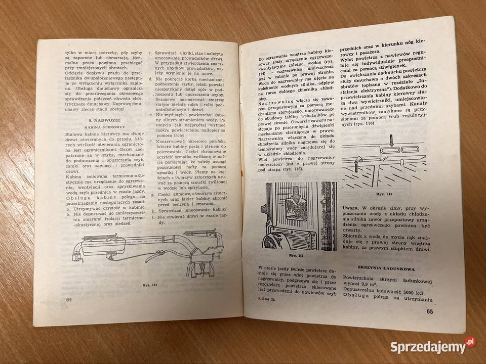 instrukcja obsługi samochodu ciężarowego Star 29 Grudziądz