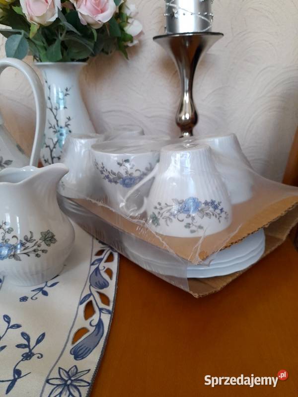 Ilmenau Porzellan serwis kawowy 6 osób NOWY Porcelana i szkło dolnośląskie Bogatynia
