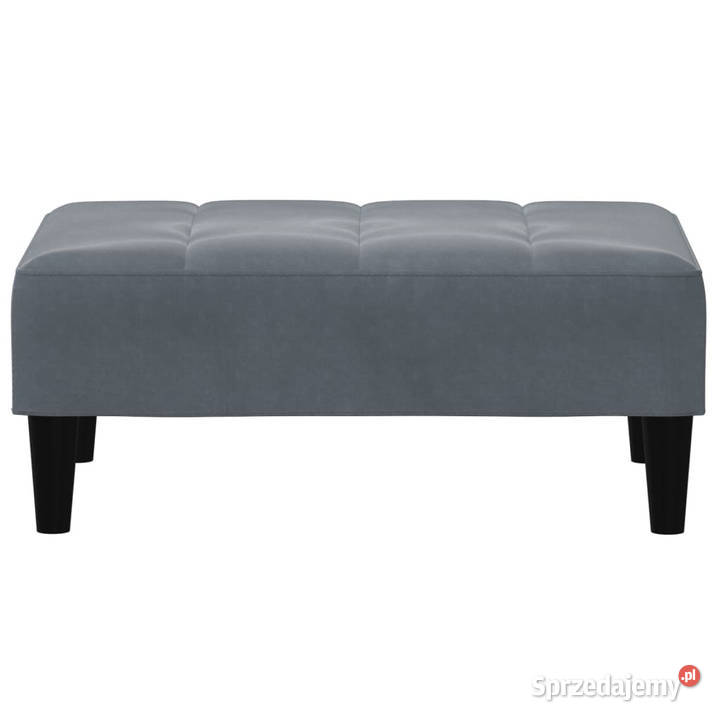 Podnóżek ciemnoszary 77x55x31 aksamit WM4007367 sprzedam