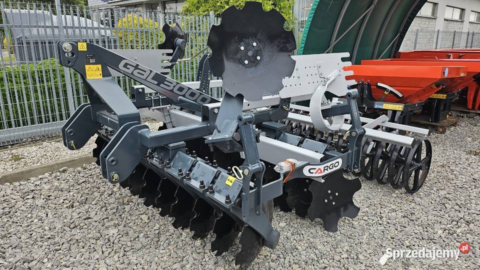 Kompaktowa brona talerzowa Cargo Gal 3000 Lipnik sprzedam