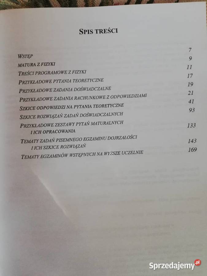 Tematy i zagadnienia maturalne fizyka matura99 ISBN 8387236489