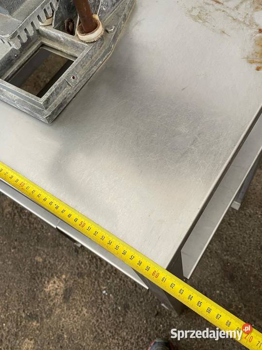 Stół ze stali nierdzewnej z maszynką do Kozubszczyzna