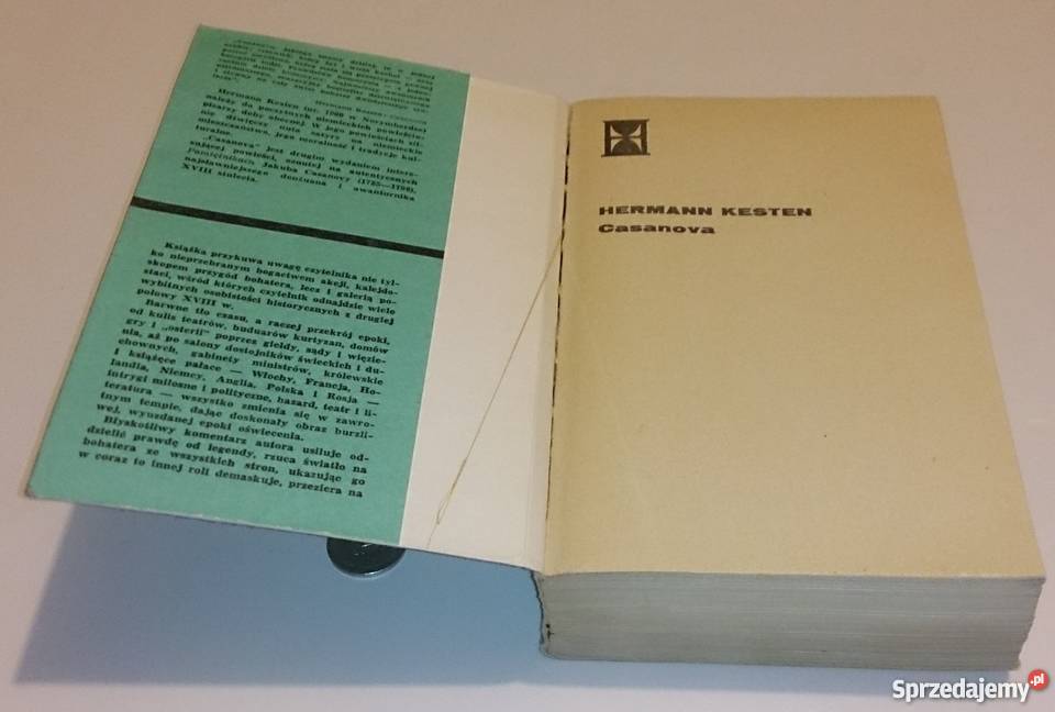 Hermann Kesten Casanova Książka śląskie Rogoźnik
