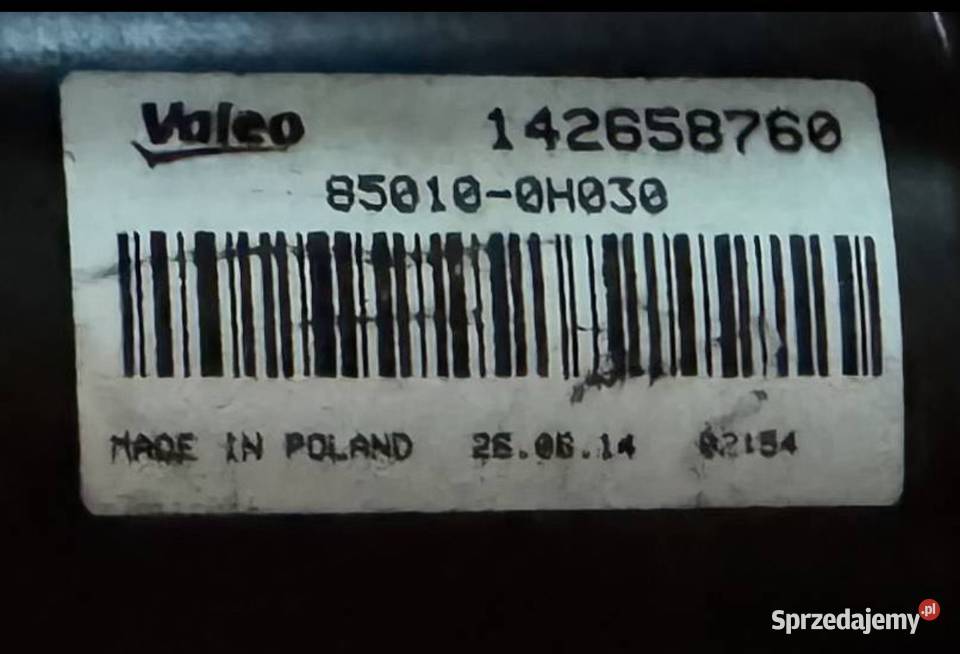 TOYOTA AYGO II 20142022r MECHANIZM WYCIERACZEK śląskie Sosnowiec sprzedam