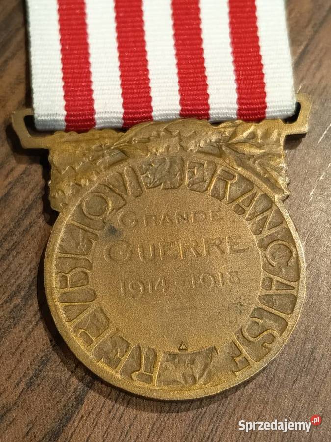 Medal Francja I wojnę światową Poznań