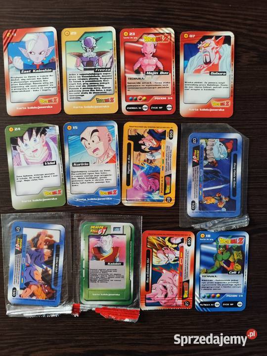 Dragon Ball Chio karty uszkodzone Płońsk