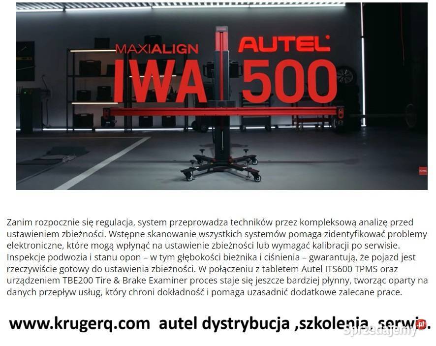 Autel iwa500 3D MaxiAlign IWA500 Profesisional Pozostałe Bielsko-Biała