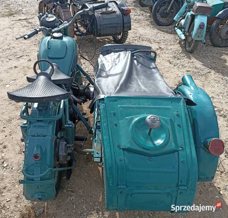 63 M61 z DOKUMENTAMI 1960 z wózkiem bocznym Ostrołęka sprzedam