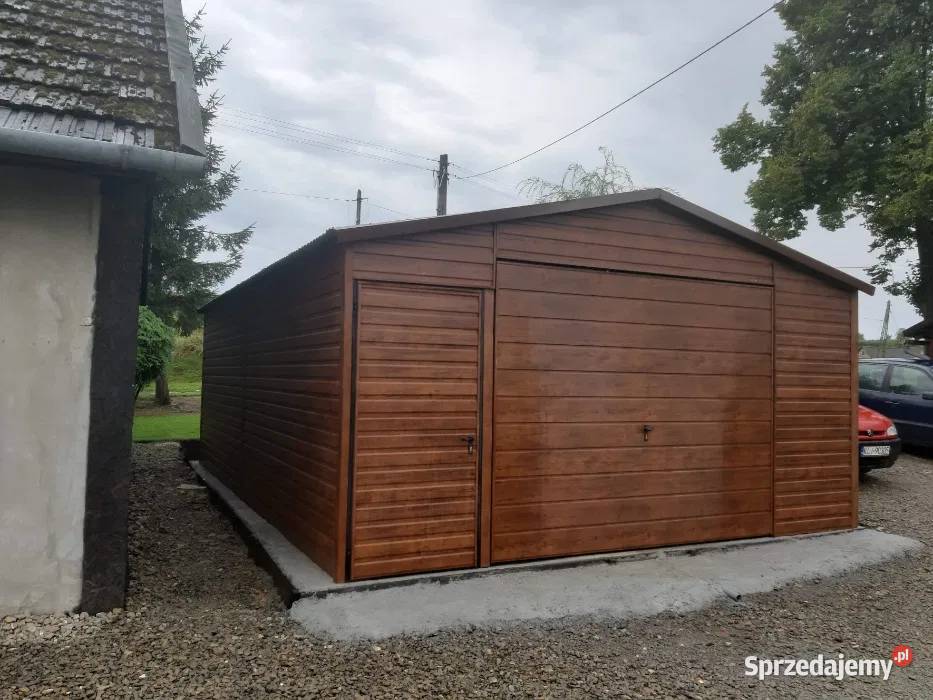 ORZECH Profil Garaż Blaszany Brama ORZECH 275zł/m2 Człuchów