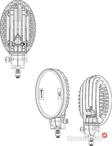 Lampa robocza LED do Claas Massey Ferguson Części i osprzęt rolniczy Kamionna