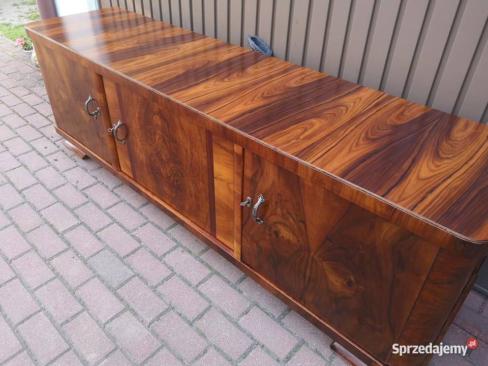 Komoda ARTDECO RTV Niska OrzechPalisander Stara Meble Swarzędz sprzedam
