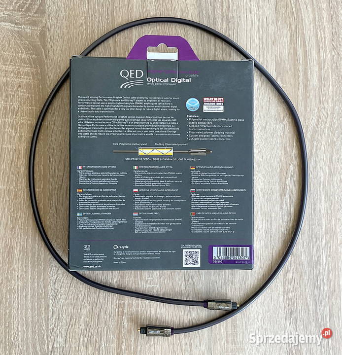 Przewód optyczny QED Performance Optical Quartz Lublin