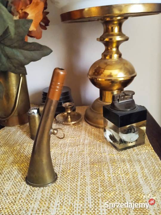 Francuska mosiężna trąbka konduktorska Kraków