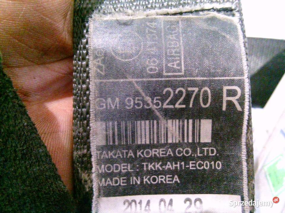 MOKKA A 14r pas bezpieczeństwa prawy przód Kielce sprzedam