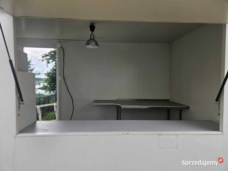 Przyczepa gastronomiczna 750 zlewy blat śląskie