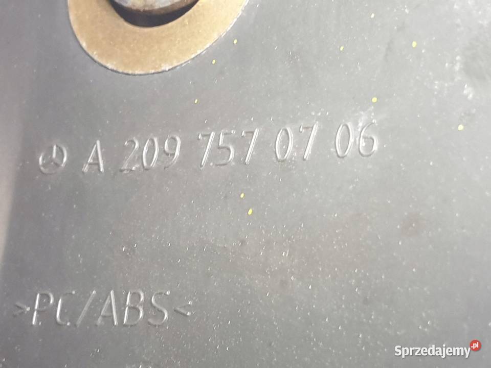 Mercedes CLK W209 ZAŚLEPKA ZAMKA BAGAŻNIKA osobowe