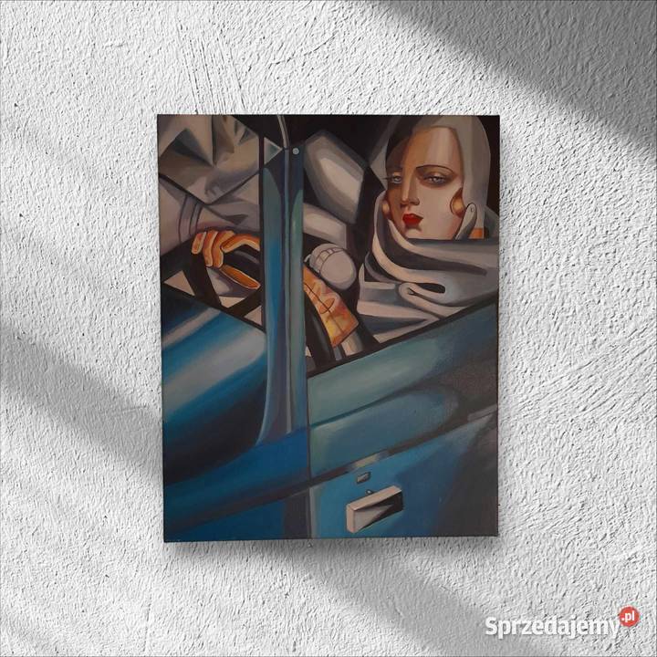 Sprzedam obraz Tamara Łempicka Kobieta w bugatti Warszawa