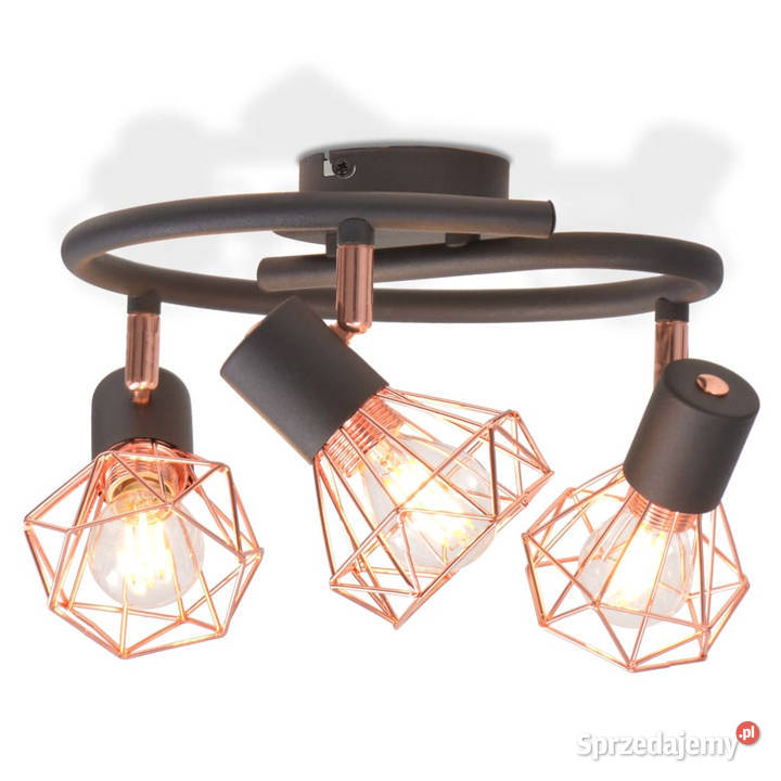 Lampa sufitowa z 3 żarówkami z diodami LED 12 W Warszawa