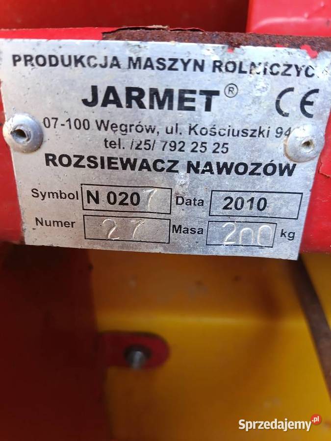 Rozsiewacz nawozu Zawidów