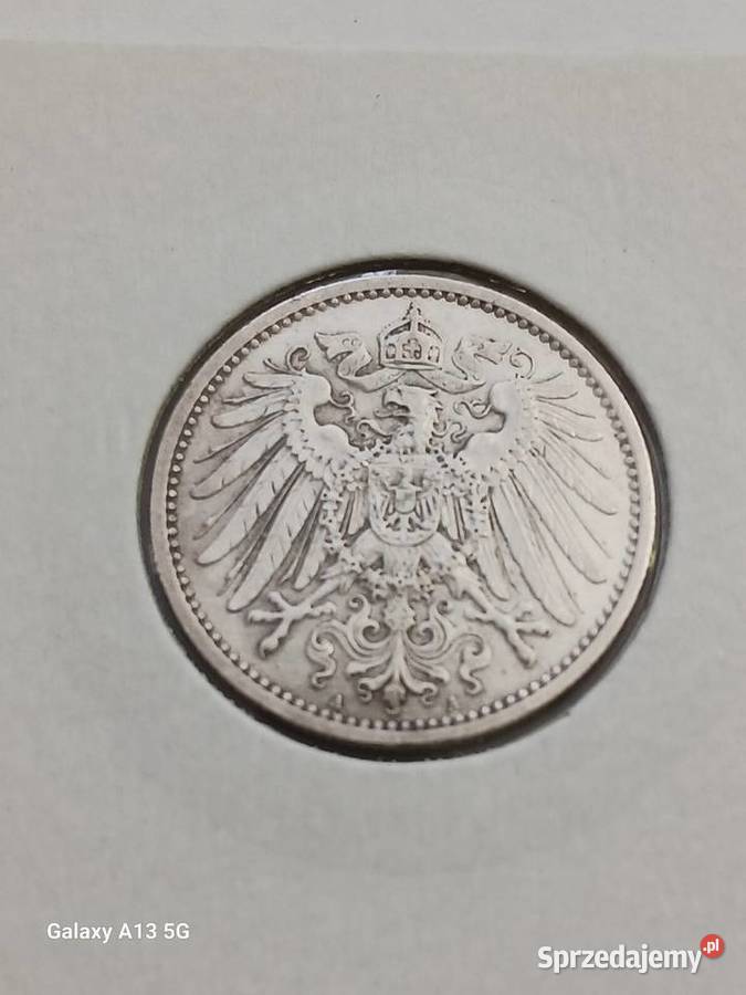 1 Marka Prusy 1914 r 2 mennica A