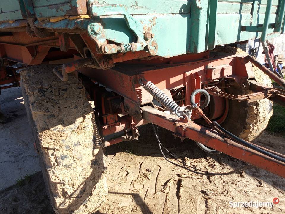 Przyczepa 14 t trójstronny wywrot Majdan-Sielec sprzedam