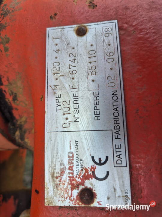 Pług Kuhn Master 120