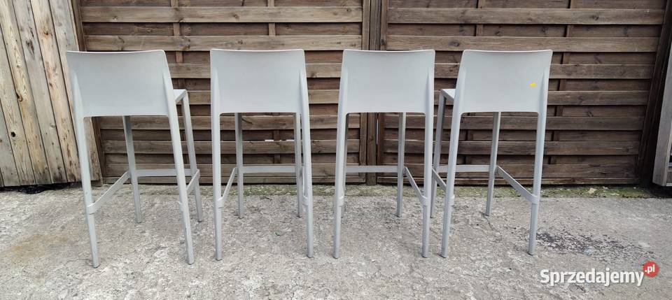 4 x hoker Pedrali Volt 678 wysoki barowy szary Hokery Warszawa