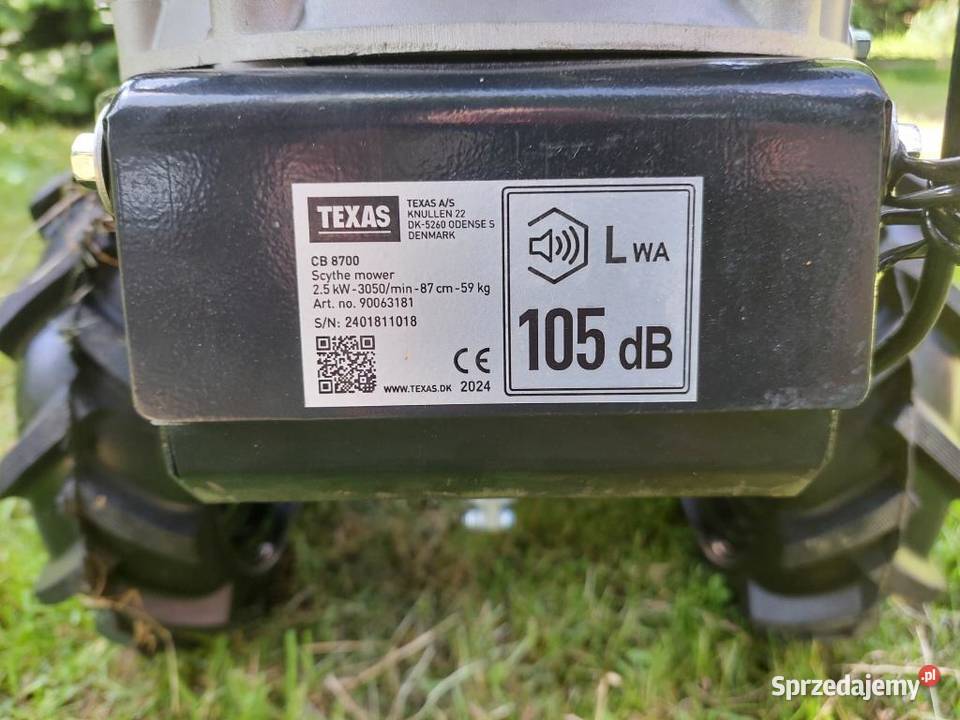 Kosiarka spalinowa listwowa TEXAS CB 8700 nowa Kęty