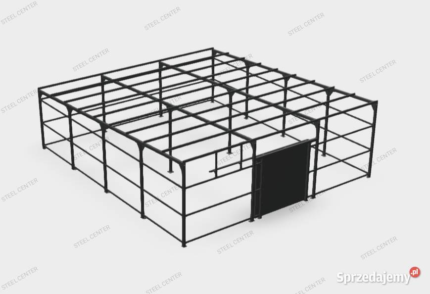 Konstrukcja hali magazynowej 8x10 m hala garaż Sprzedaż Nieruchomości Wola Krakowiańska