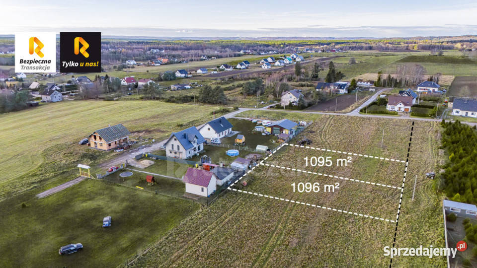 Działka 1096m2 Domatówko Słoneczna