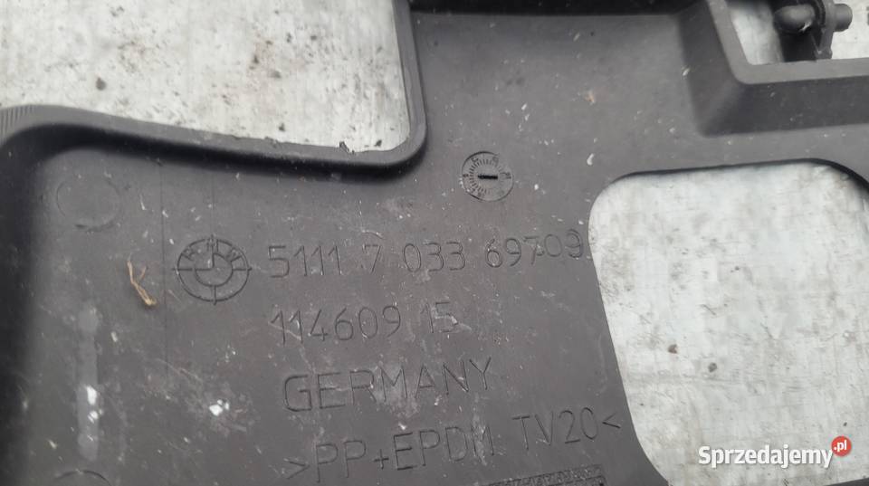 BMW 5 E60 E61 PRAWY LEWY ŚLIZG ZDERZAKA PRZÓD Ruda Śląska sprzedam