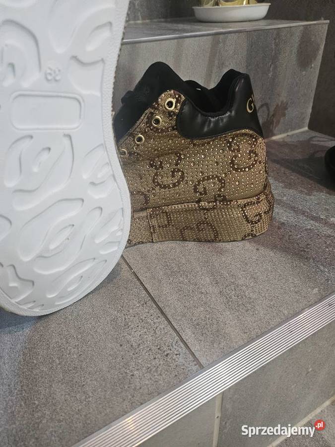 Piękne spacery buty kostkę Guci Mucharz