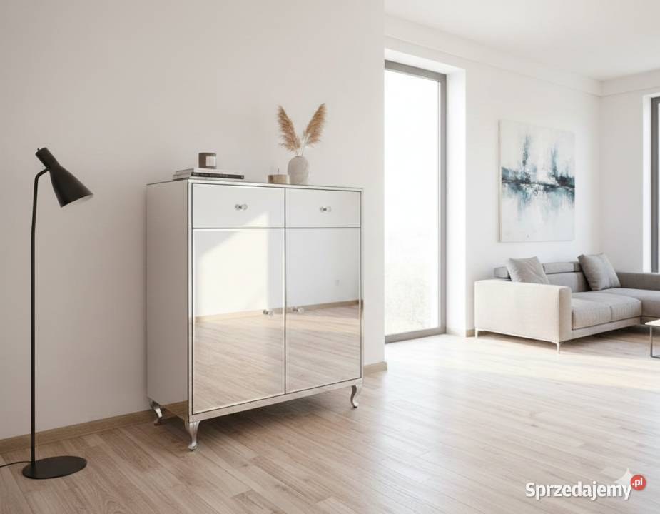 Lustrzana Komoda Glamour 90 Lustro Fazowane Kępno
