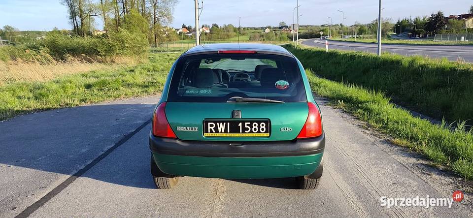 Renault Clio 2000 12 8v Lift 1 Wł Mały Przebieg manualna Jasło sprzedam