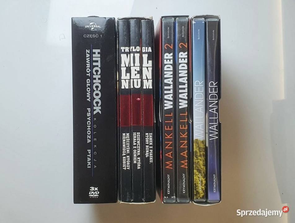 Zestaw DVD Mankell Wallander Millennium 3 i więcej Grójec