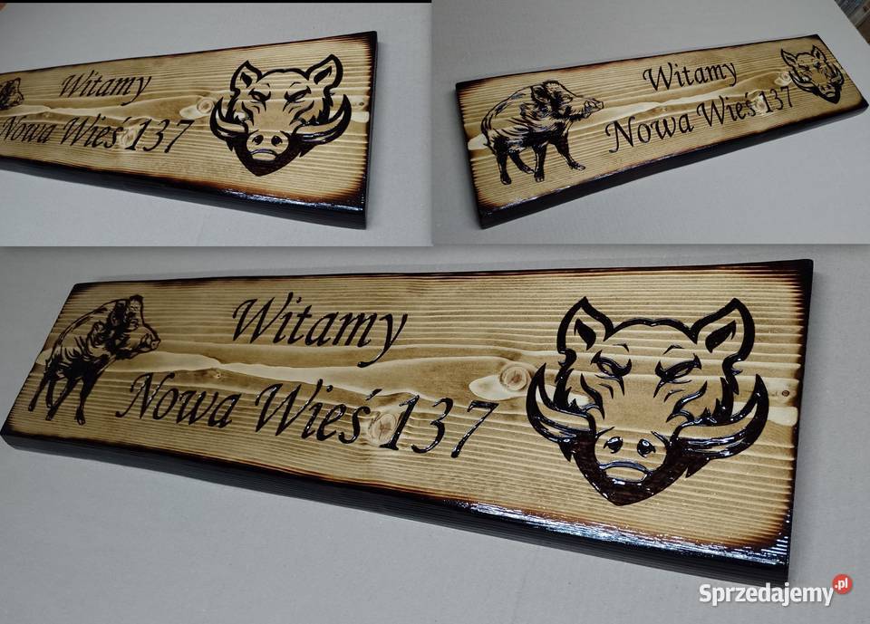 Elegancja i styl Drewniane szyldy na wymiar Roczyny