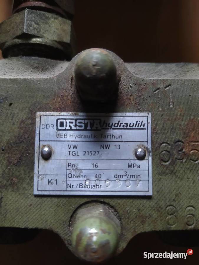 Rozdzielacz hydrauliczny Fortschritt Orsta Zygmuntów