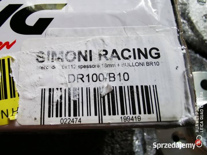 Simoni Racing Entretoises De Roue DR044/B15 16 Mm Pour Roues D'origine, Avec Boulons En Acier, Pour Audi, Seat, Skoda, Volkswagen