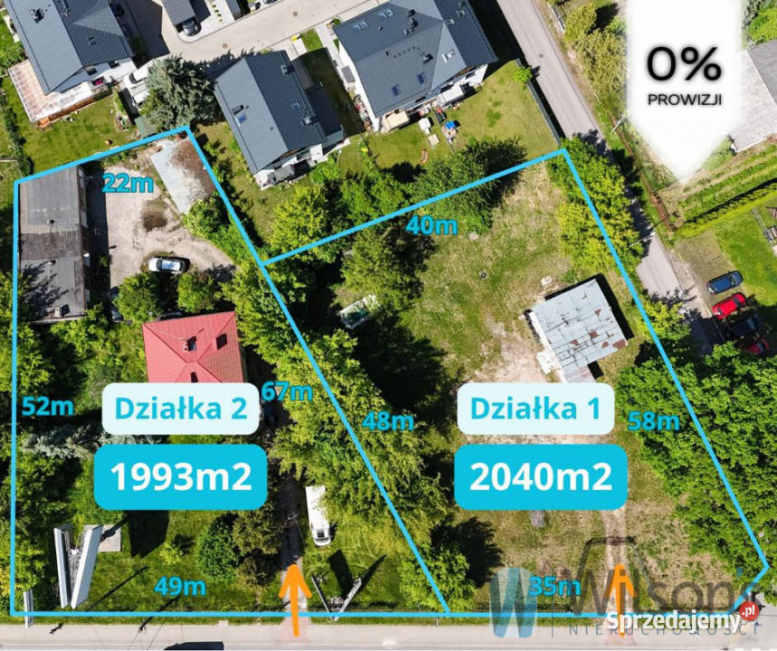 Do sprzedaży działka KonstancinJeziorna asfalt Konstancin-Jeziorna